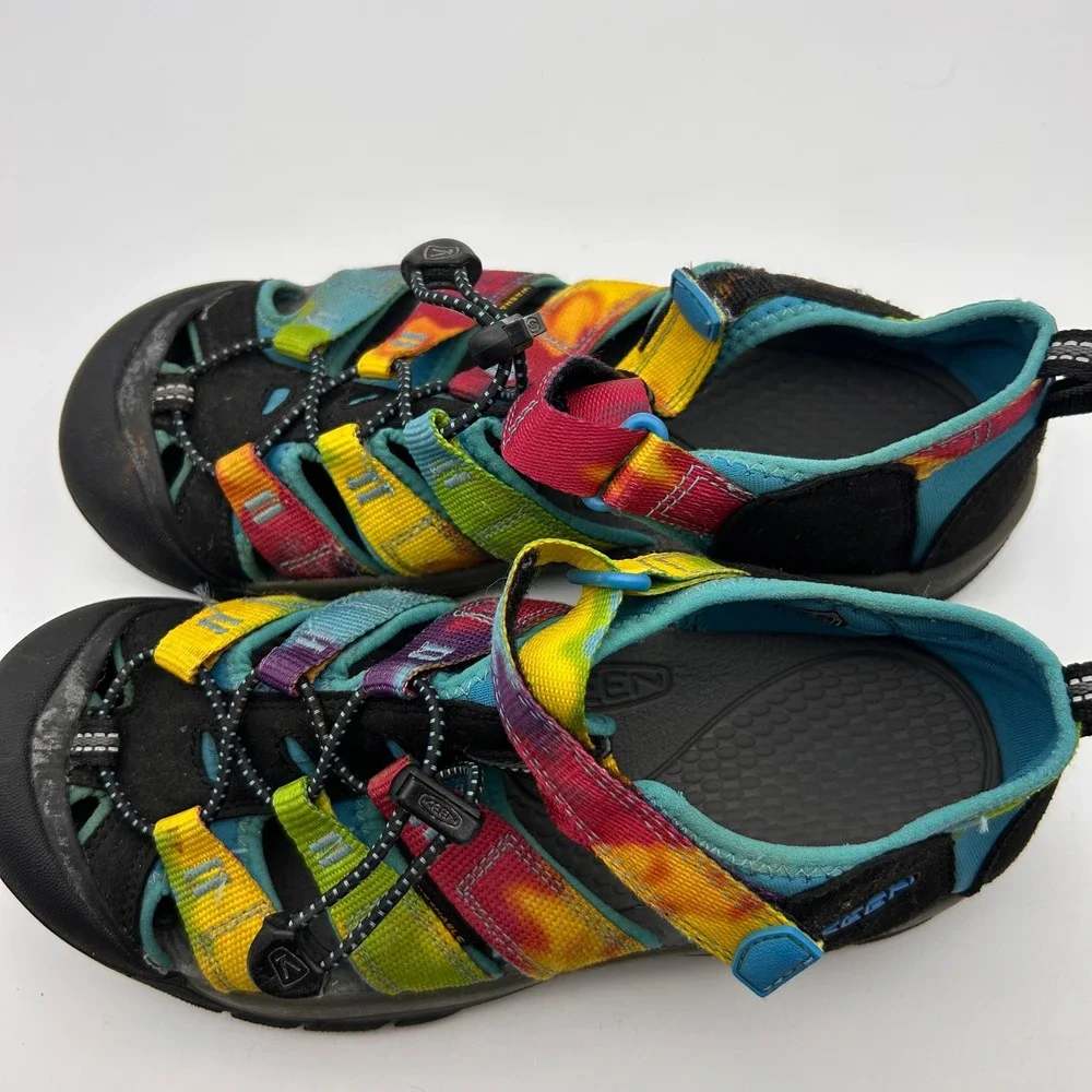 Keen Newport H2 Kids Tie Dye Sport Sandals Multi Color Water Shoes Size 5 US